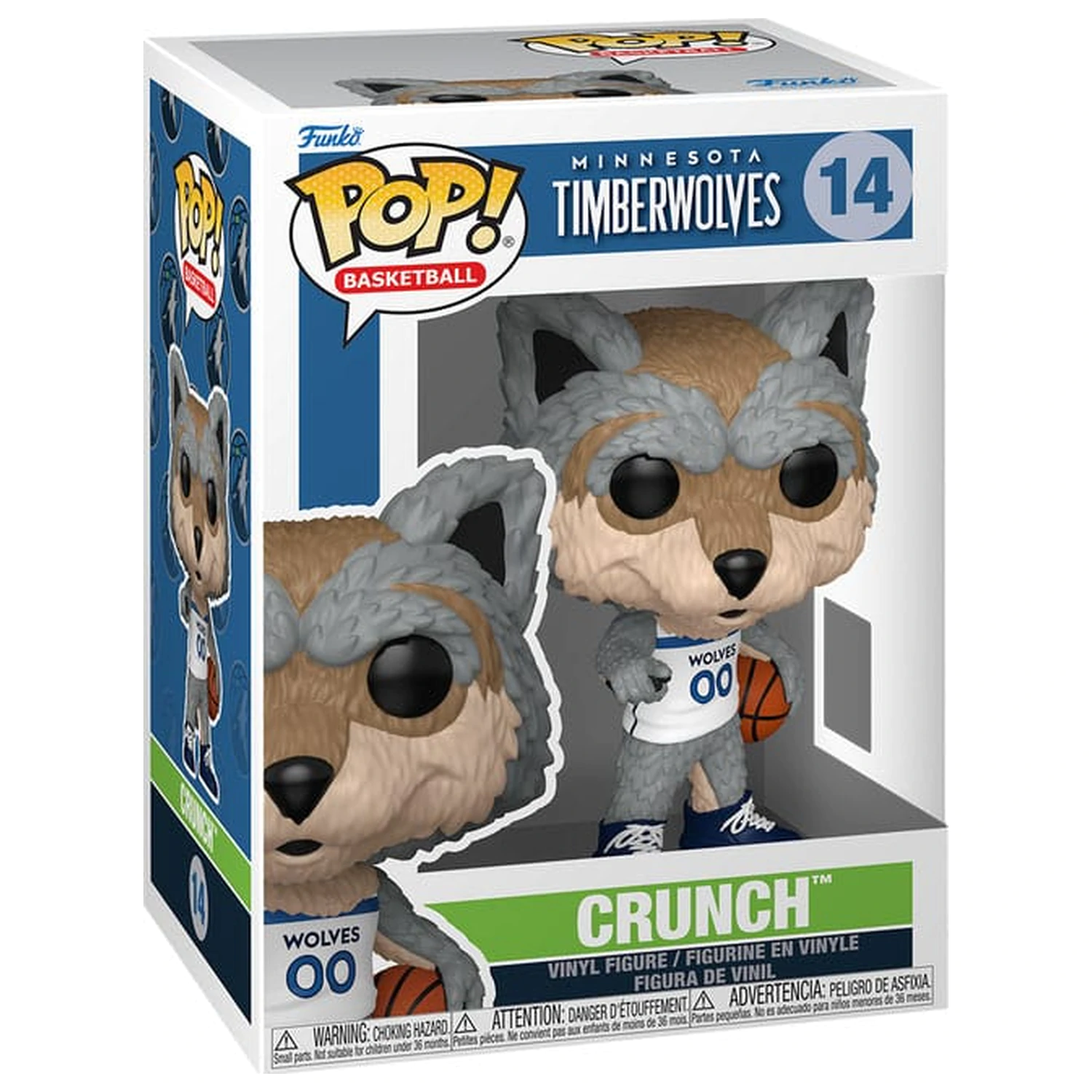 NBA Legends Funko POP! Sports Vinyl figura Mascots Wolves- Crunch The Wolf 9 cm termékfotó
