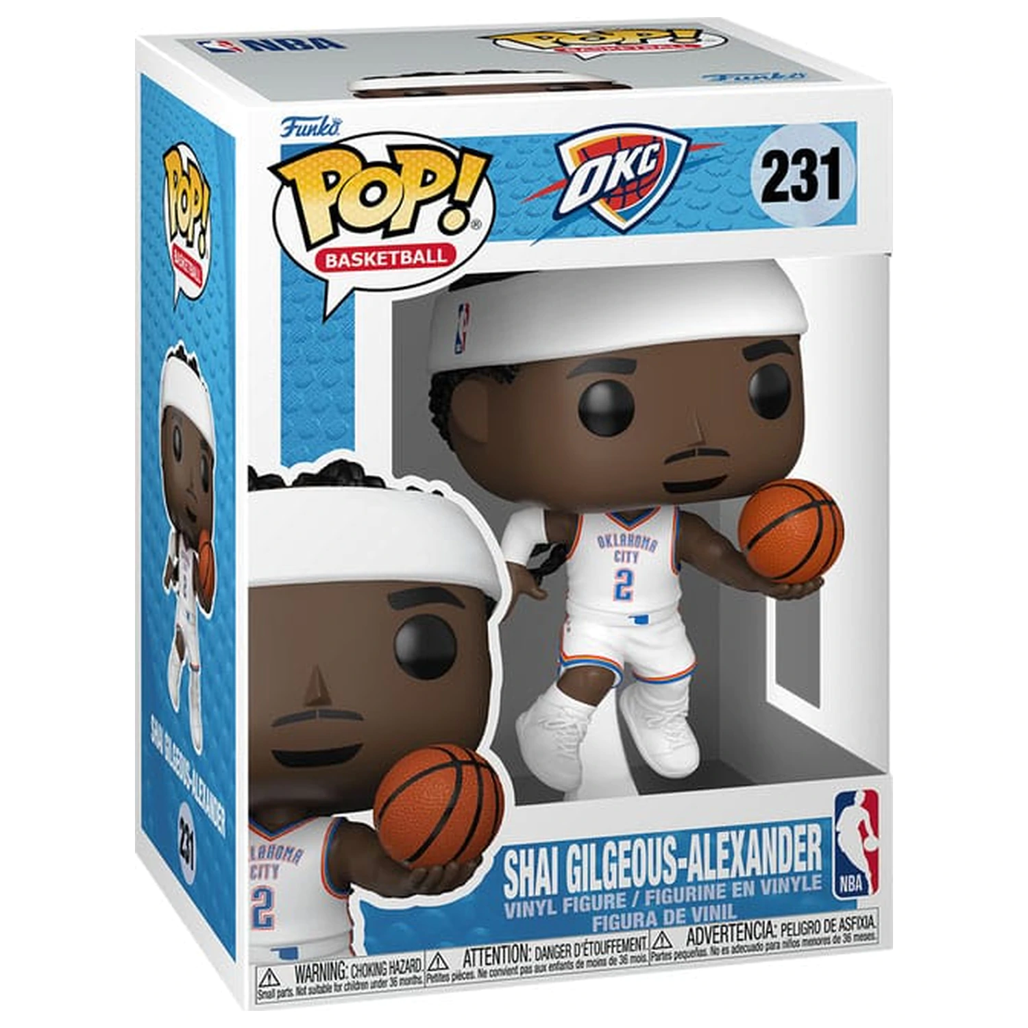 NBA Legends Funko POP! Sports Vinyl figura Thunder- SG-A (Home) 9 cm termékfotó