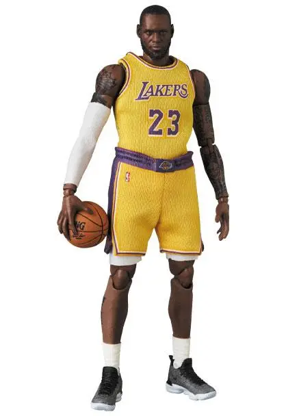 NBA MAF EX LeBron James (LA Lakers) akciófigura 18 cm termékfotó