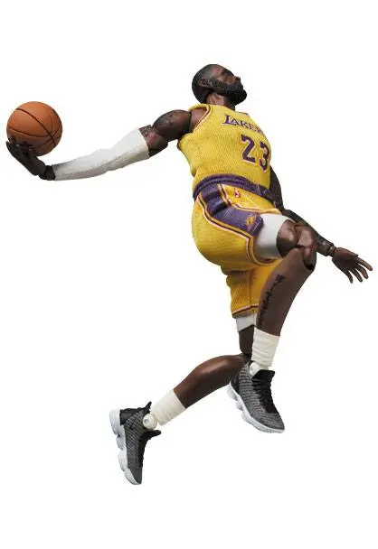 NBA MAF EX LeBron James (LA Lakers) akciófigura 18 cm termékfotó