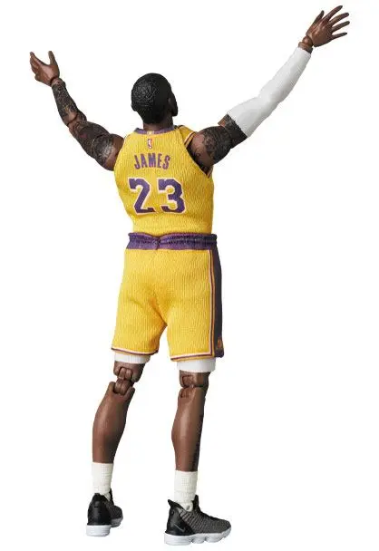 NBA MAF EX LeBron James (LA Lakers) akciófigura 18 cm termékfotó