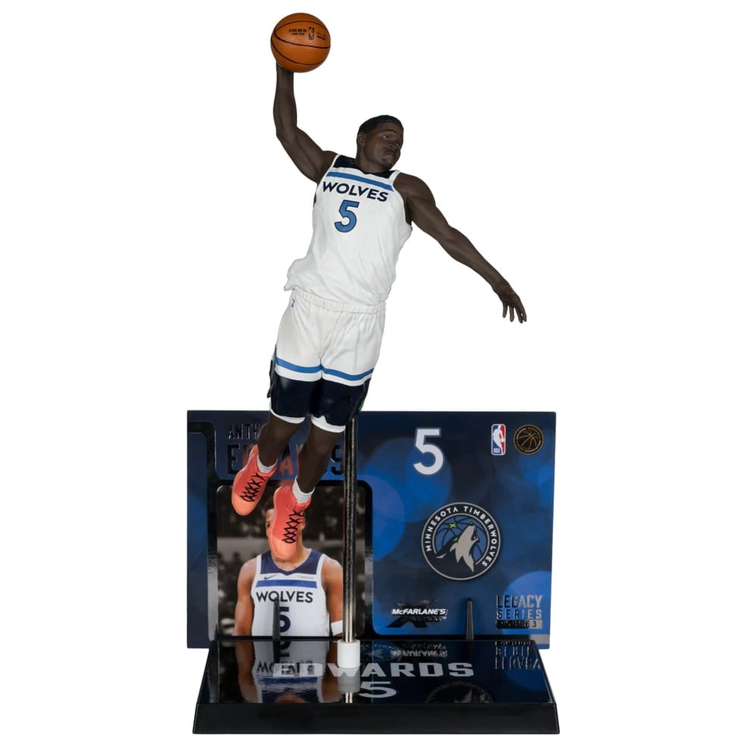 NBA McFarlane's SportsPicks Anthony Edwards (Minnesota Timberwolves) szobor figura 21 cm termékfotó