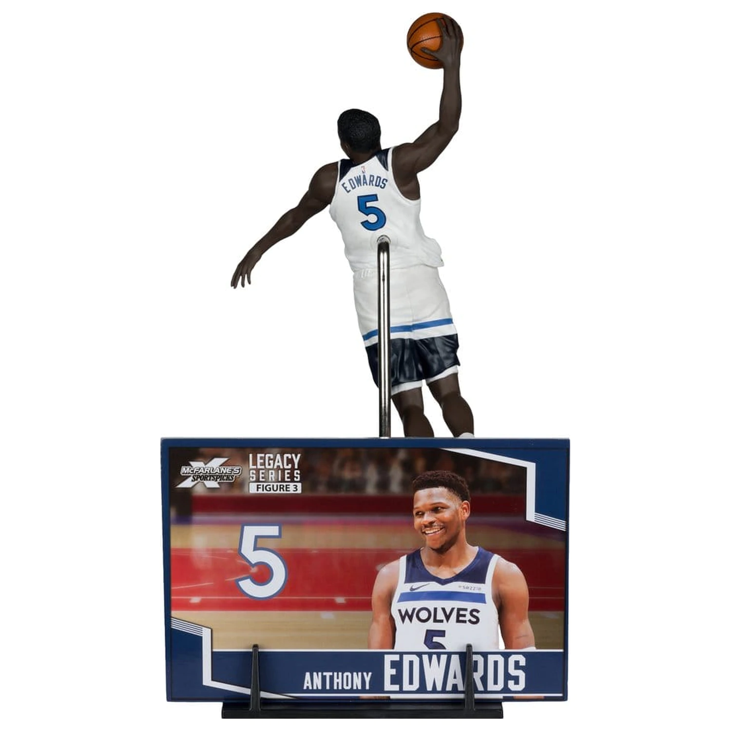 NBA McFarlane's SportsPicks Anthony Edwards (Minnesota Timberwolves) szobor figura 21 cm termékfotó