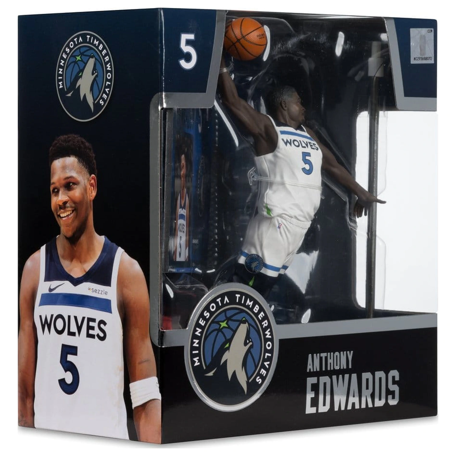 NBA McFarlane's SportsPicks Anthony Edwards (Minnesota Timberwolves) szobor figura 21 cm termékfotó