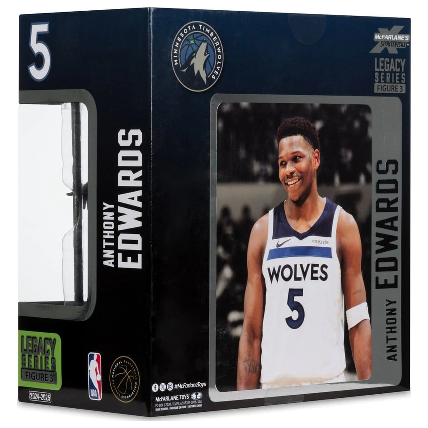 NBA McFarlane's SportsPicks Anthony Edwards (Minnesota Timberwolves) szobor figura 21 cm termékfotó