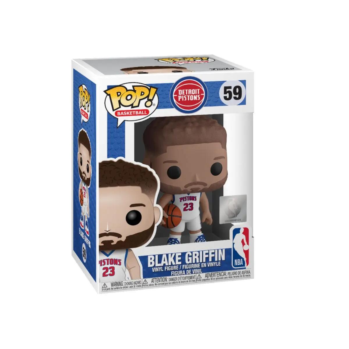 NBA POP! Sports Vinyl figura Blake Griffin (Detroit Pistons) 9 cm termékfotó