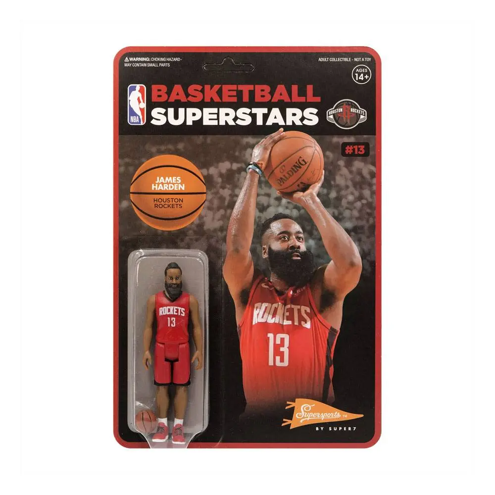 NBA ReAction Wave 1 James Harden (Rockets) akciófigura 10 cm termékfotó