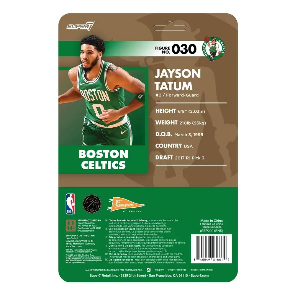 NBA ReAction Wave 4 Jayson Tatum (Celtics) akciófigura 10 cm termékfotó