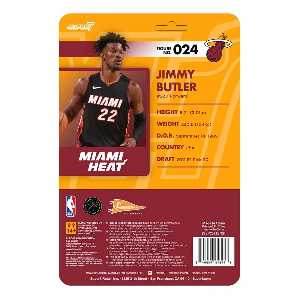 NBA ReAction Wave 4 Jimmy Butler (Heat) akciófigura 10 cm termékfotó