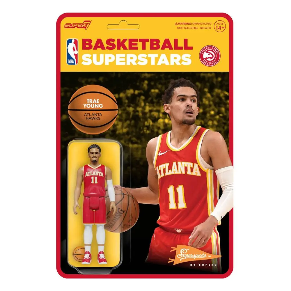 NBA ReAction Wave 4 Trae Young (Hawks) akciófigura 10 cm termékfotó