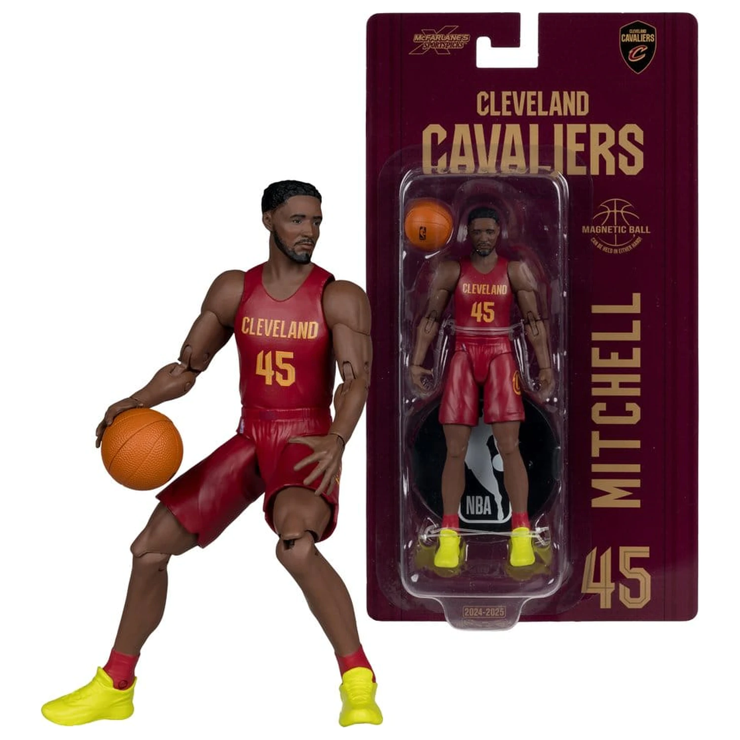 NBA SportsPicks akciófigura Donovan Mitchell (Cleveland Cavaliers) 15 cm termékfotó