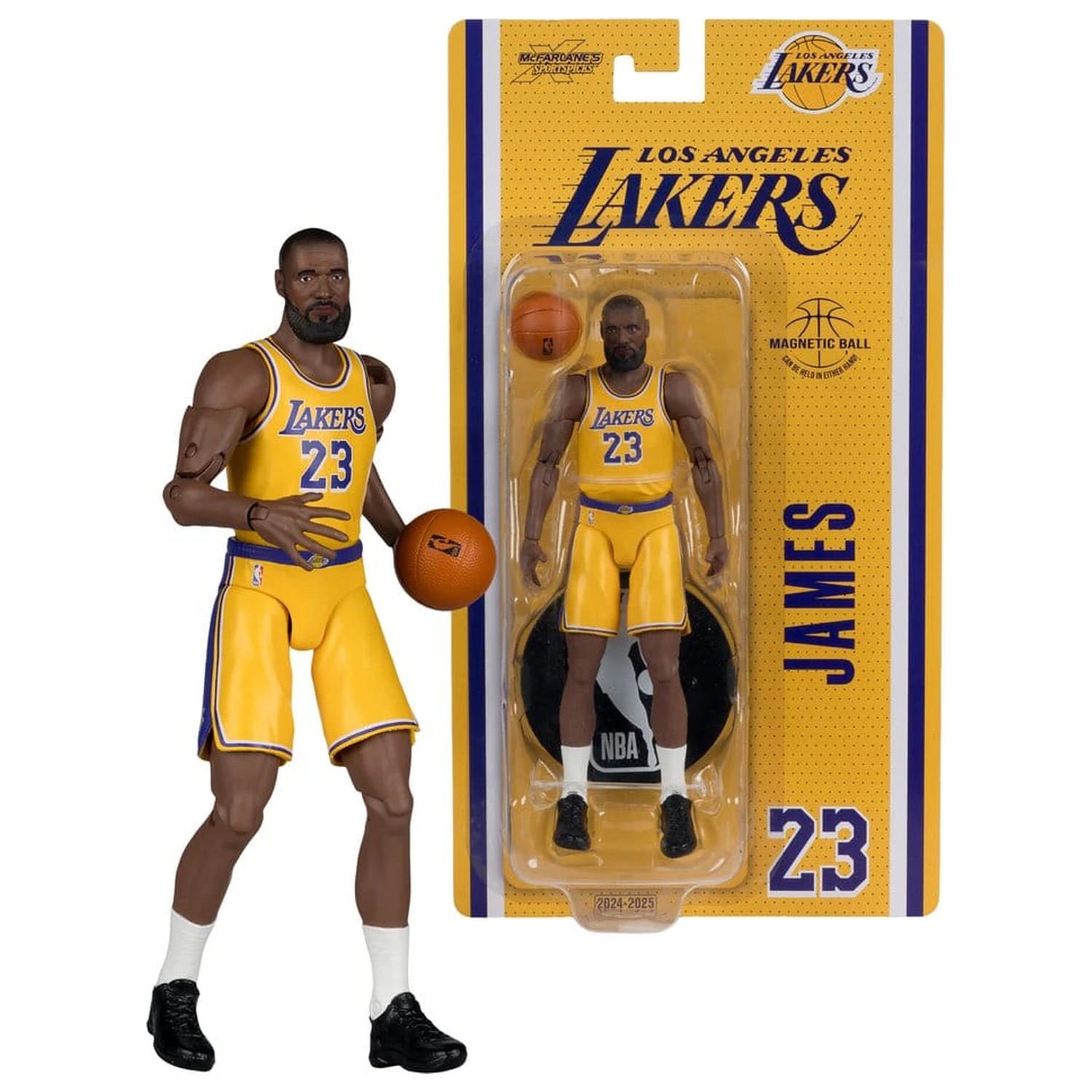 NBA SportsPicks akciófigura Lebron James (Los Angeles Lakers) 16 cm termékfotó