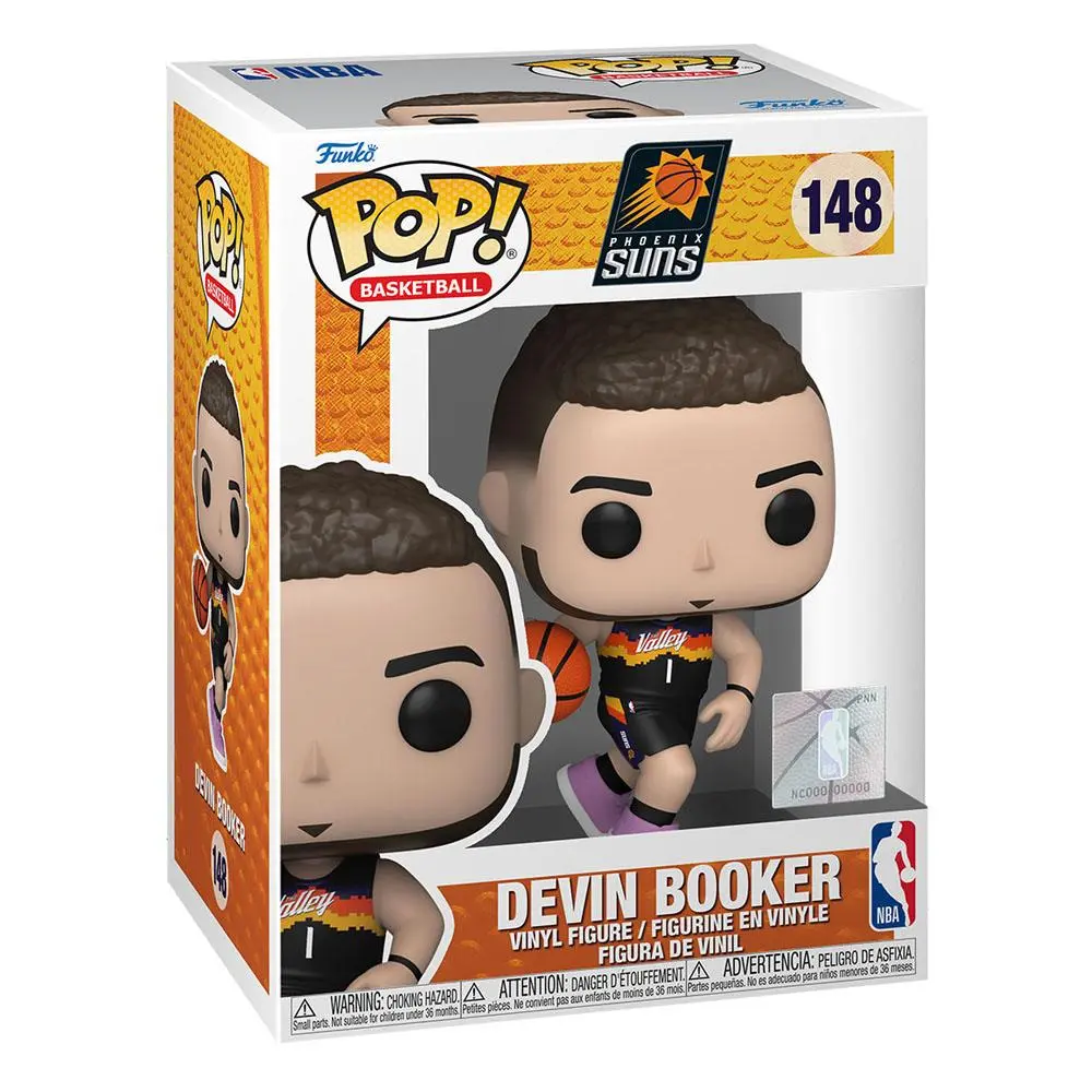 NBA Suns POP! Basketball Vinyl figura Devin Booker (City Edition 2021) 9 cm termékfotó