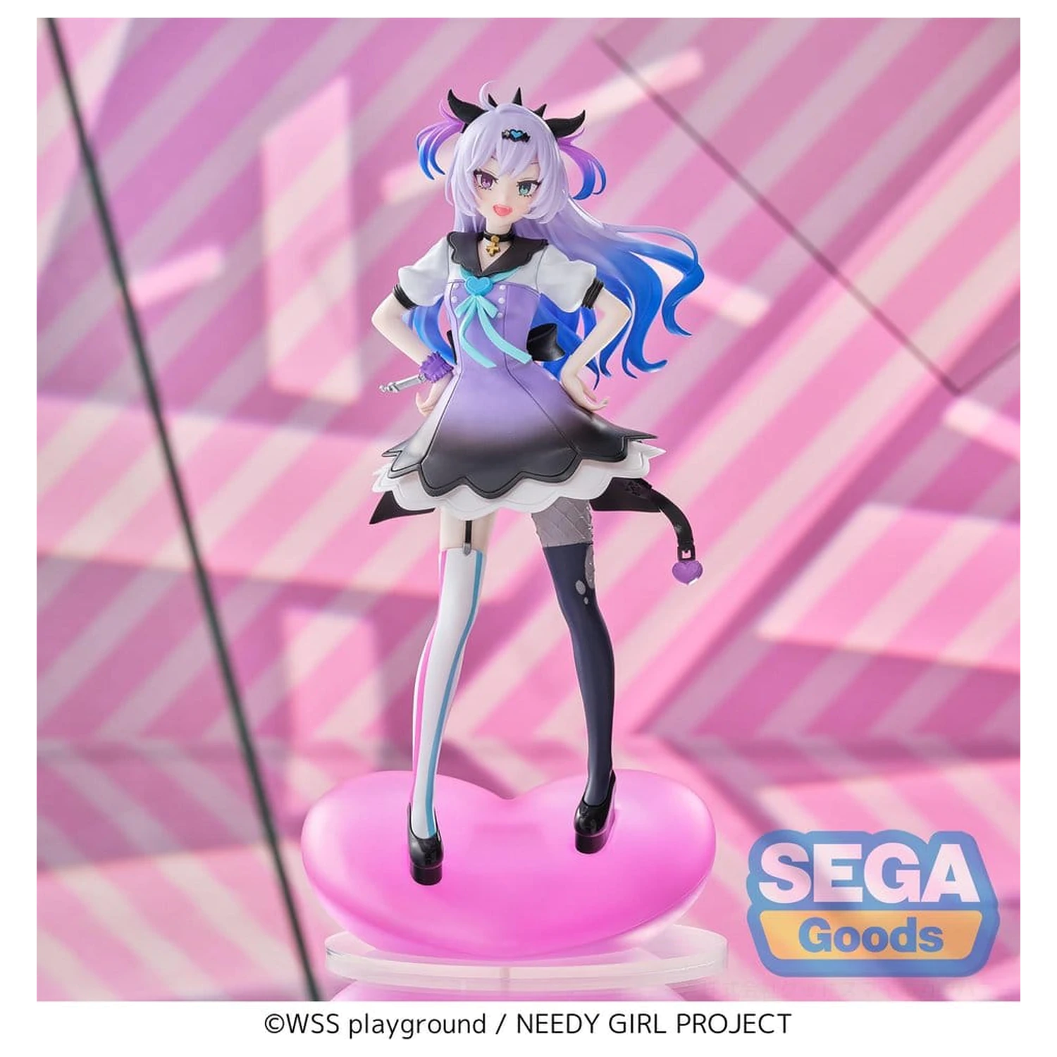 Needy Girl Overdose XStellar PVC figura PURPLE LOLLIPOP 20 cm termékfotó