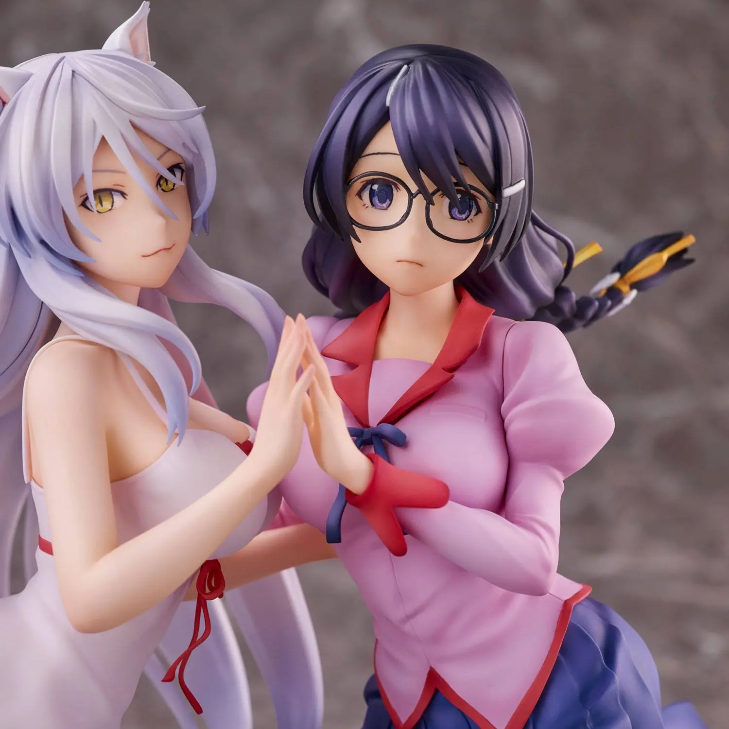 Nekomonogatari Monogatari Series Tsubasa Hanekawa PVC szobor figura csomag 19 cm (re-run) termékfotó