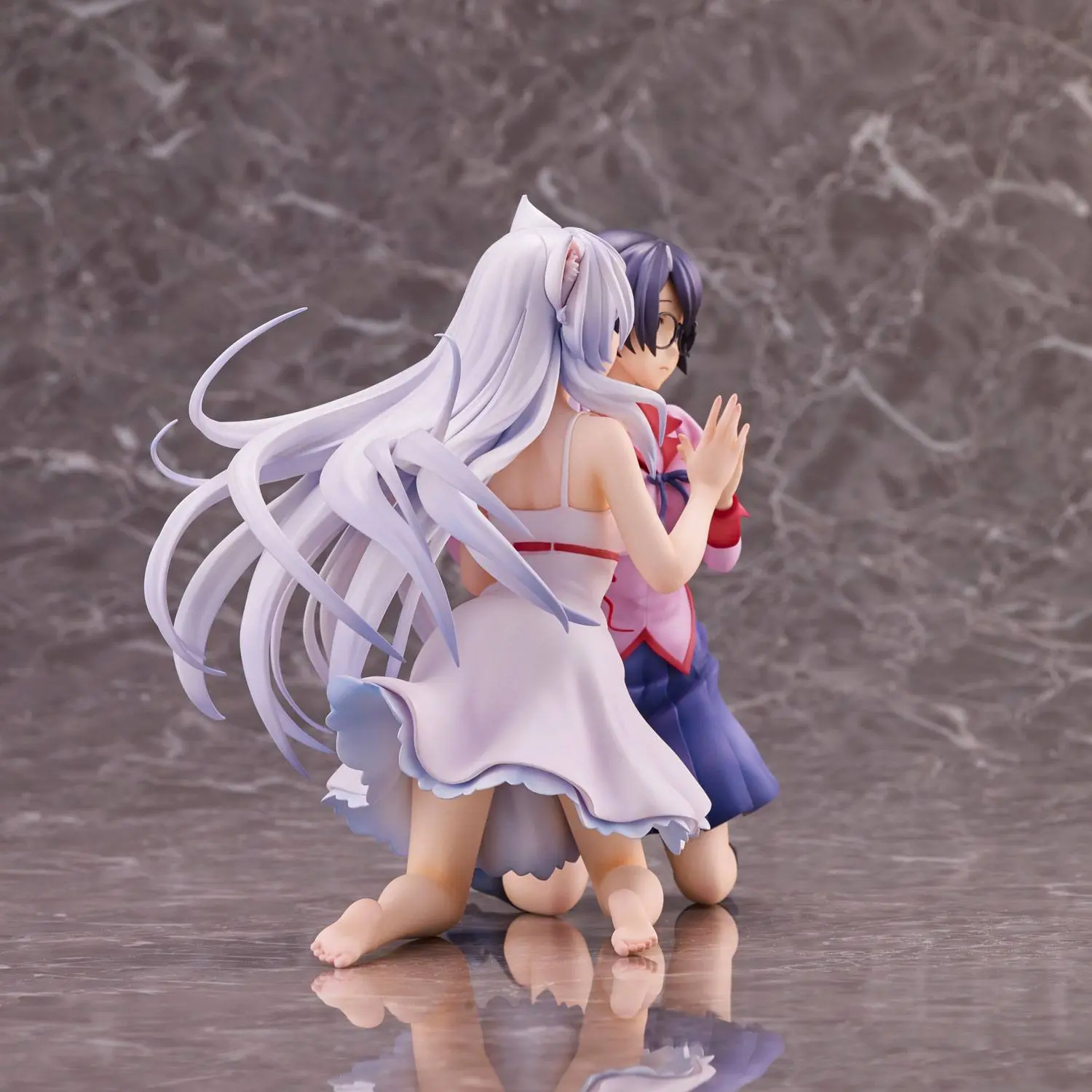 Nekomonogatari Monogatari Series Tsubasa Hanekawa PVC szobor figura csomag 19 cm (re-run) termékfotó