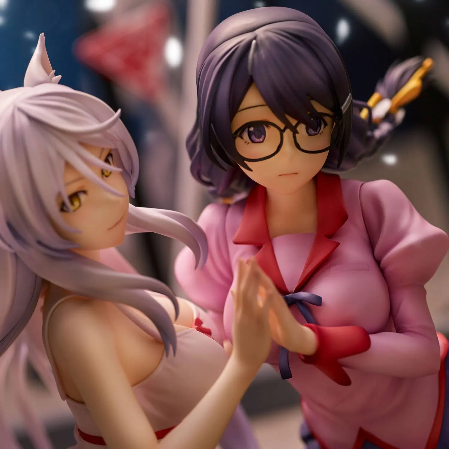 Nekomonogatari Monogatari Series Tsubasa Hanekawa PVC szobor figura csomag 19 cm (re-run) termékfotó