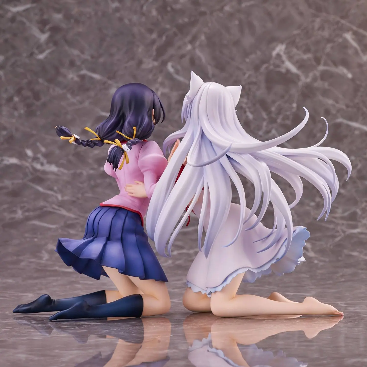 Nekomonogatari Monogatari Series Tsubasa Hanekawa PVC szobor figura csomag 19 cm (re-run) termékfotó