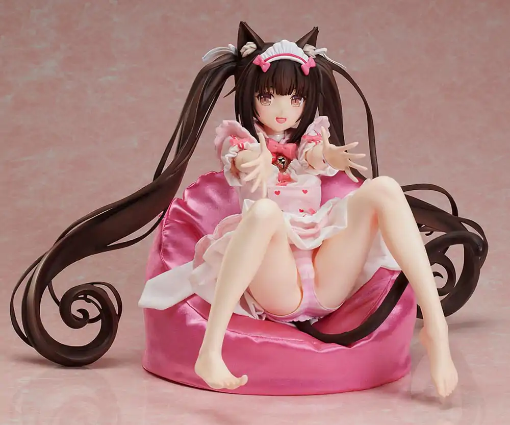 Nekopara 1/4 Chocola Bare Leg Ver. PVC szobor figura 35 cm termékfotó