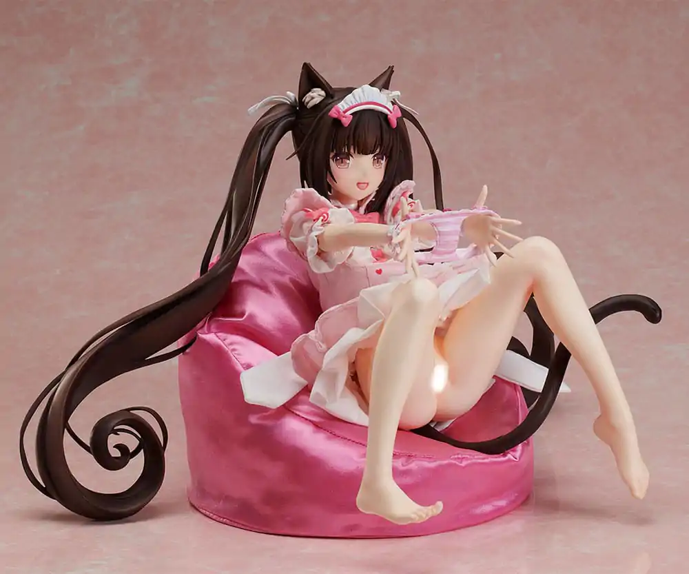 Nekopara 1/4 Chocola Bare Leg Ver. PVC szobor figura 35 cm termékfotó