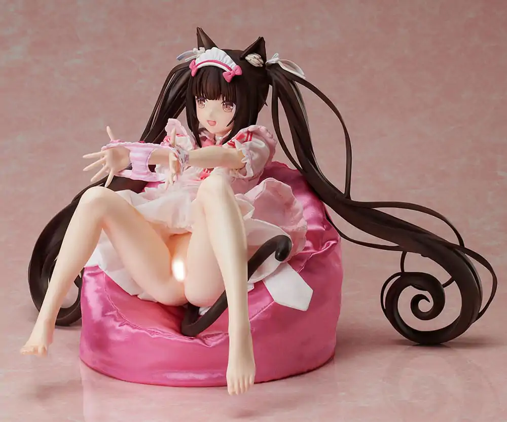 Nekopara 1/4 Chocola Bare Leg Ver. PVC szobor figura 35 cm termékfotó