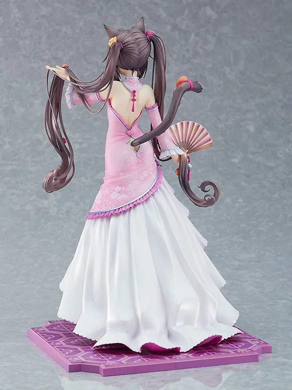 Nekopara 1/7 Chocola: Chinese Dress Ver. PVC szobor figura 22 cm termékfotó