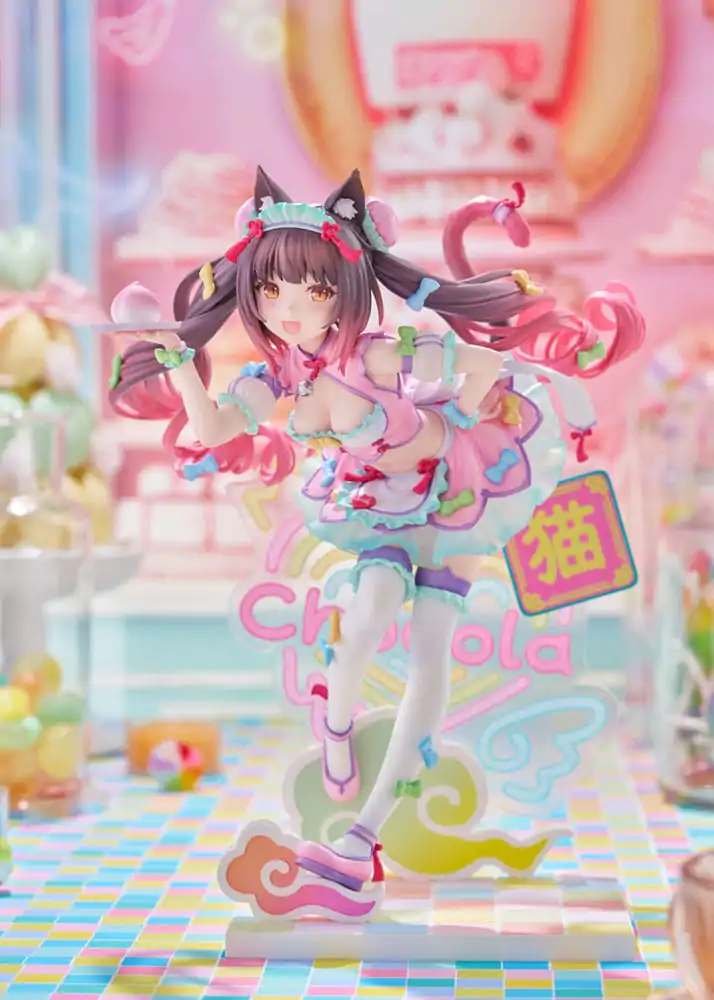 Nekopara 1/7 Chocola Dreamy Cute China Ver. PVC szobor figura 20 cm termékfotó