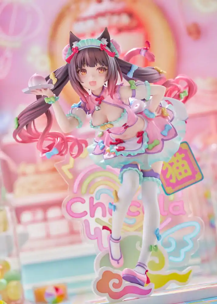 Nekopara 1/7 Chocola Dreamy Cute China Ver. PVC szobor figura 20 cm termékfotó