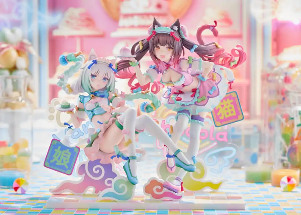 Nekopara 1/7 Chocola Dreamy Cute China Ver. PVC szobor figura 20 cm termékfotó