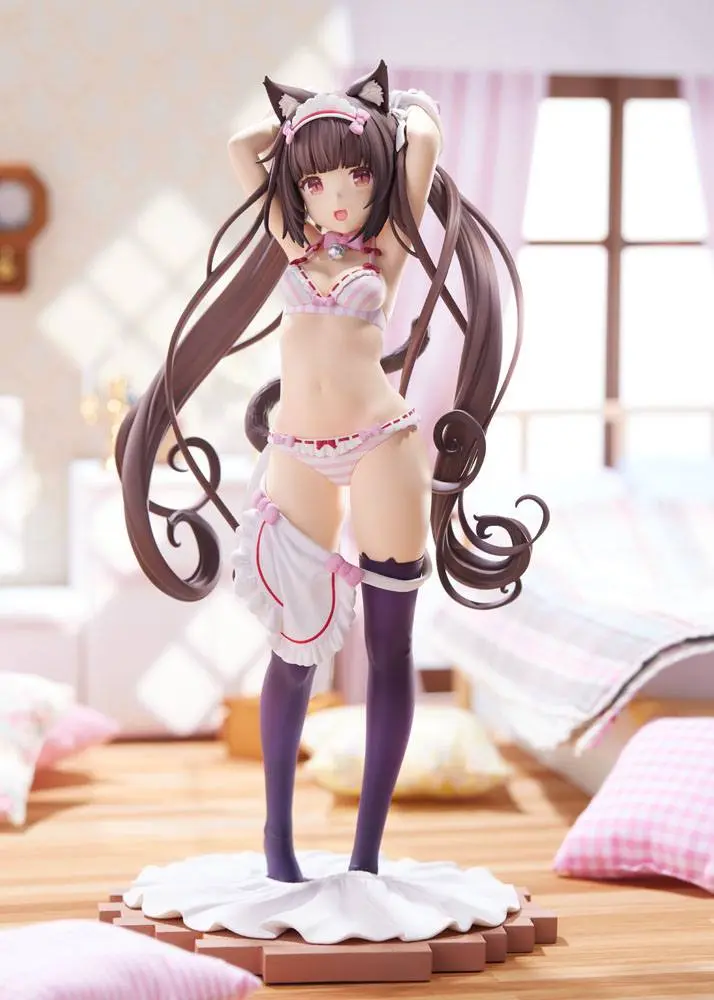 Nekopara 1/7 Chocola Dress up time PVC szobor figura 24 cm termékfotó