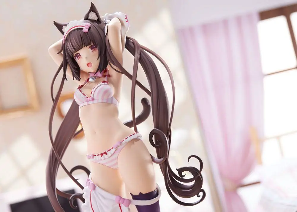 Nekopara 1/7 Chocola Dress up time PVC szobor figura 24 cm termékfotó