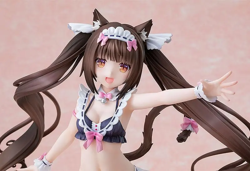 Nekopara 1/7 Chocola: Maid Swimsuit Ver. PVC szobor figura 26 cm termékfotó
