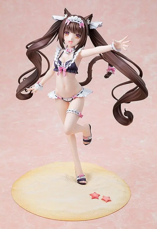 Nekopara 1/7 Chocola: Maid Swimsuit Ver. PVC szobor figura 26 cm termékfotó