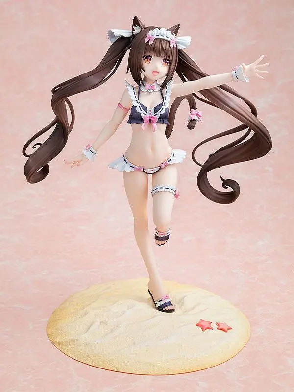 Nekopara 1/7 Chocola: Maid Swimsuit Ver. PVC szobor figura 26 cm termékfotó