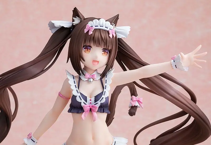 Nekopara 1/7 Chocola: Maid Swimsuit Ver. PVC szobor figura 26 cm termékfotó