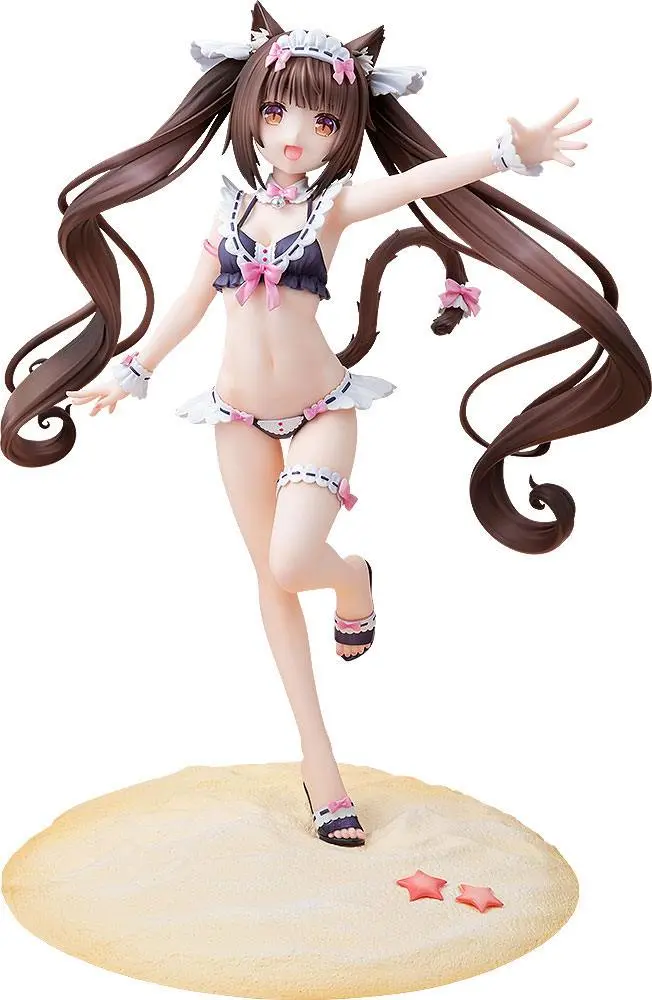 Nekopara 1/7 Chocola: Maid Swimsuit Ver. PVC szobor figura 26 cm termékfotó