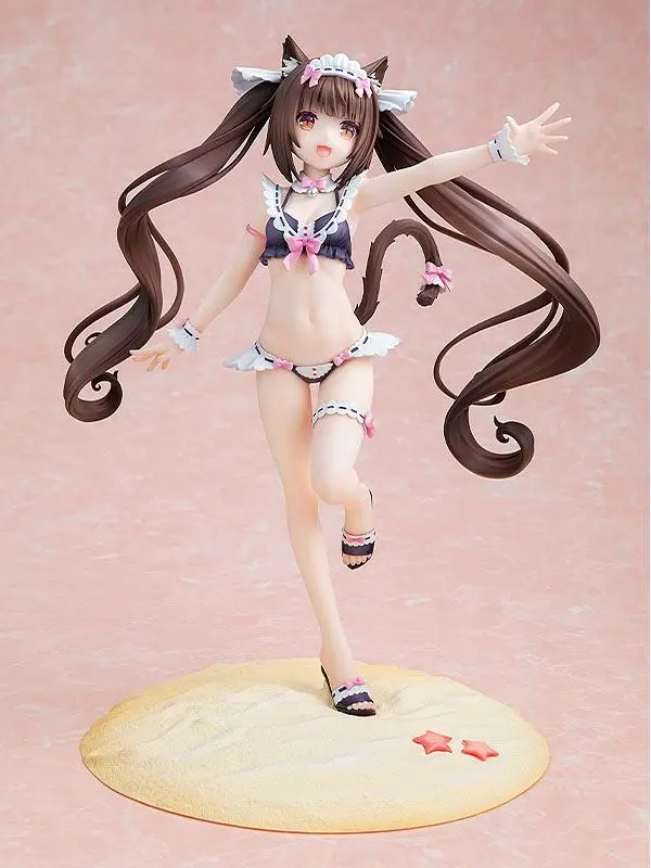 Nekopara 1/7 Chocola: Maid Swimsuit Ver. PVC szobor figura 26 cm termékfotó