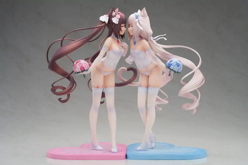 Nekopara 1/7 Nekopara Chocola & Vanilla Dream of Eden Ver. PVC szobor figurák 23 cm termékfotó