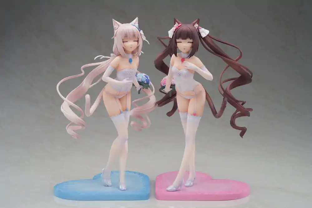 Nekopara 1/7 Nekopara Chocola & Vanilla Dream of Eden Ver. PVC szobor figurák 23 cm termékfotó