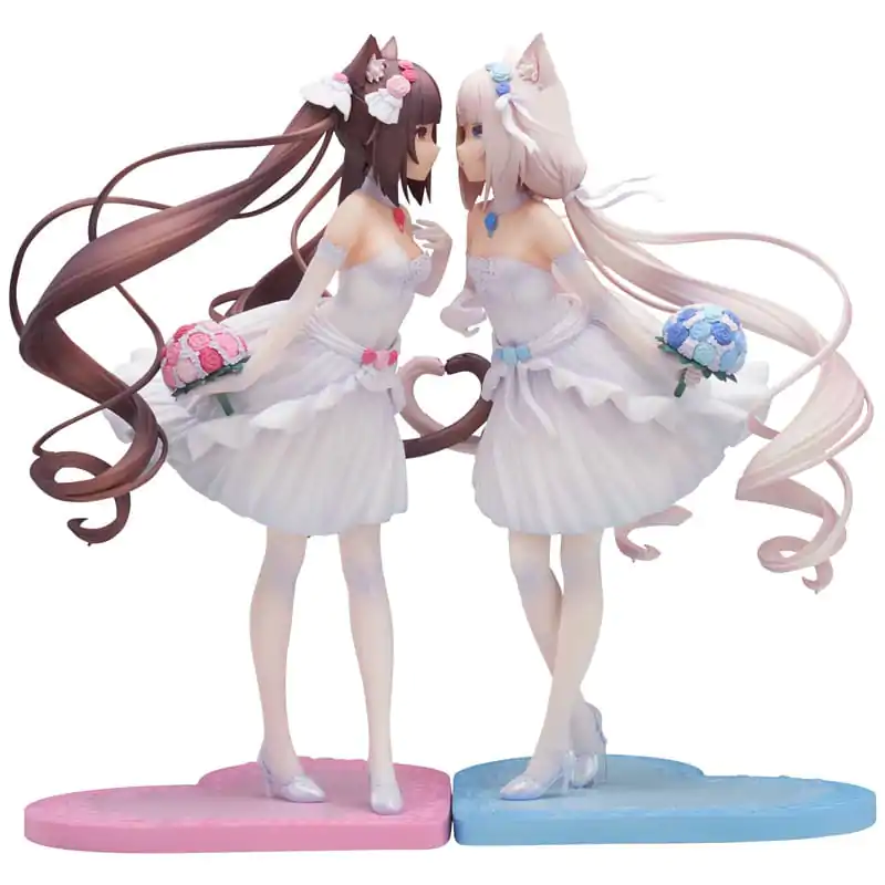 Nekopara 1/7 Nekopara Chocola & Vanilla Dream of Eden Ver. PVC szobor figurák 23 cm termékfotó