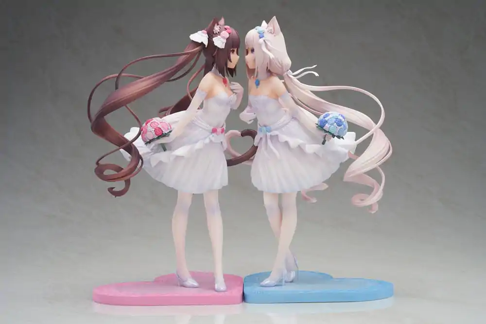 Nekopara 1/7 Nekopara Chocola & Vanilla Dream of Eden Ver. PVC szobor figurák 23 cm termékfotó