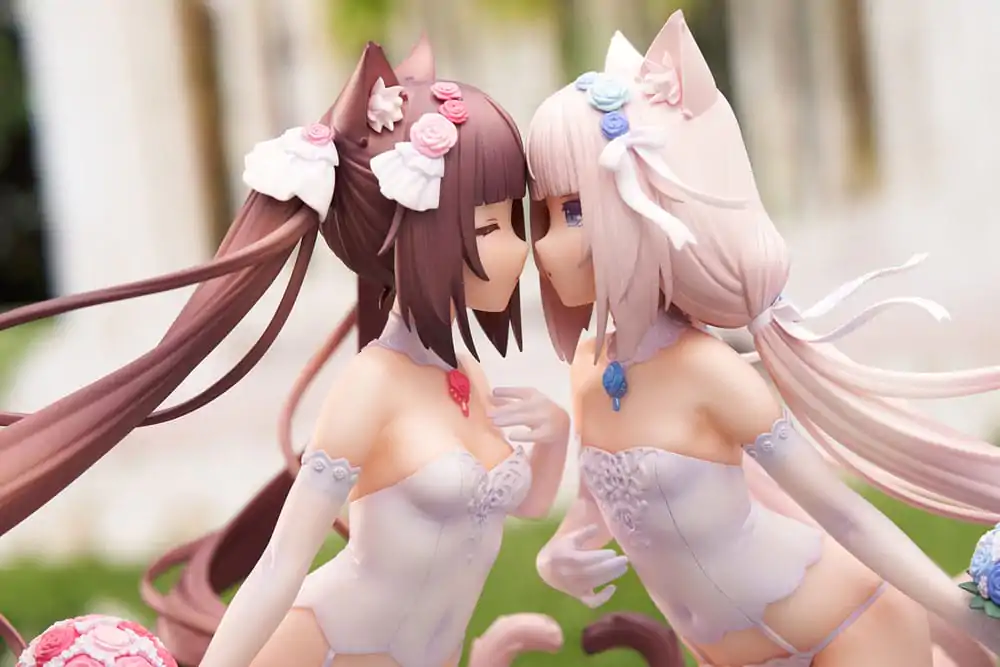 Nekopara 1/7 Nekopara Chocola & Vanilla Dream of Eden Ver. PVC szobor figurák 23 cm termékfotó