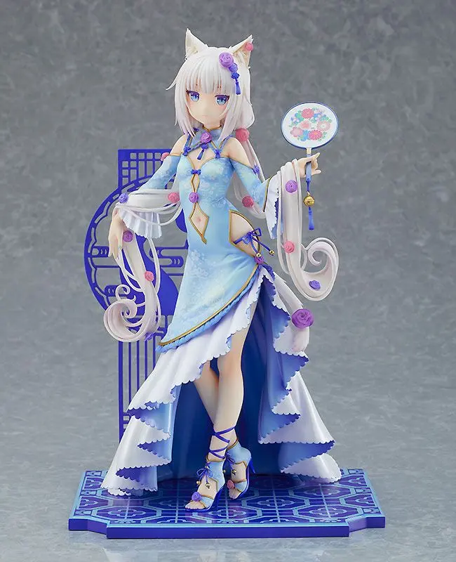 Nekopara 1/7 Vanilla: Chinese Dress Ver. PVC szobor figura 22 cm termékfotó