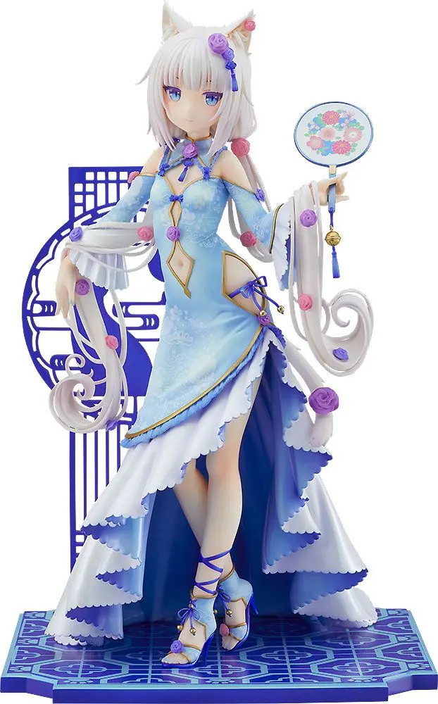 Nekopara 1/7 Vanilla: Chinese Dress Ver. PVC szobor figura 22 cm termékfotó