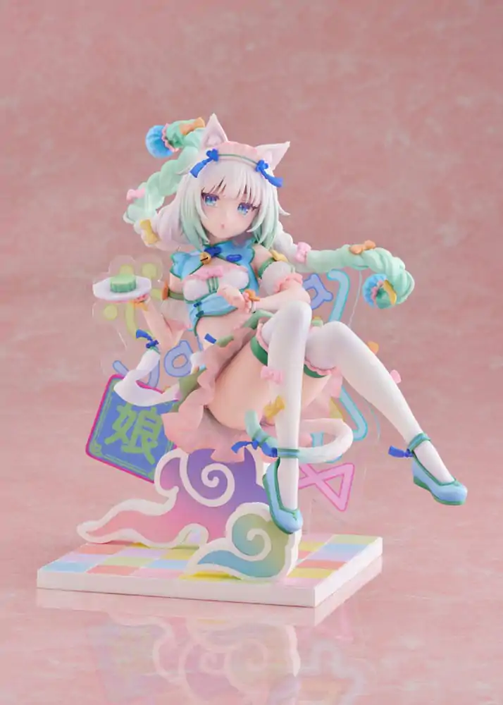 Nekopara 1/7 Vanilla Dreamy Cute China Ver. PVC szobor figura 17 cm termékfotó