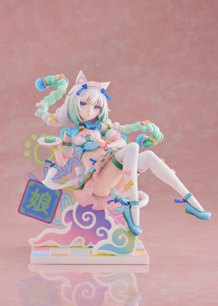 Nekopara 1/7 Vanilla Dreamy Cute China Ver. PVC szobor figura 17 cm termékfotó