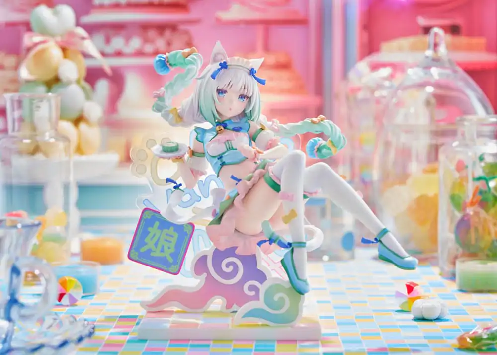 Nekopara 1/7 Vanilla Dreamy Cute China Ver. PVC szobor figura 17 cm termékfotó