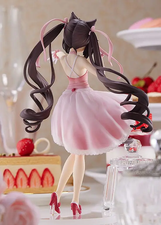 Nekopara Pop Up Parade Chocola: Cocktail Dress Ver. PVC szobor figura 17 cm termékfotó