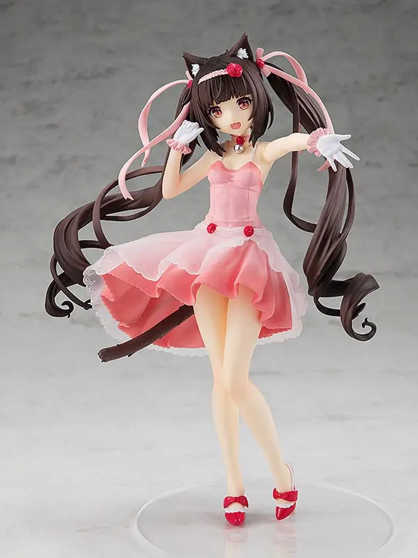 Nekopara Pop Up Parade Chocola: Cocktail Dress Ver. PVC szobor figura 17 cm termékfotó