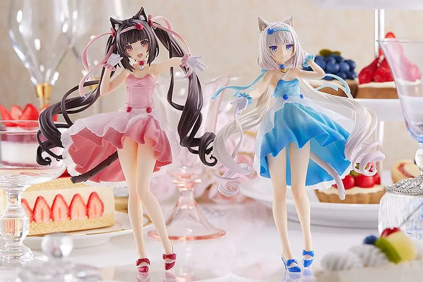 Nekopara Pop Up Parade Chocola: Cocktail Dress Ver. PVC szobor figura 17 cm termékfotó